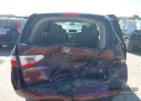 2013 Honda Odyssey Ex from USA, damaged, VIN 5FNRL5H48DB008213